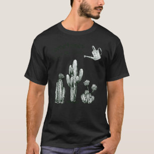 Cute I Wet My Plants Tee 4 Cactus And Gardening