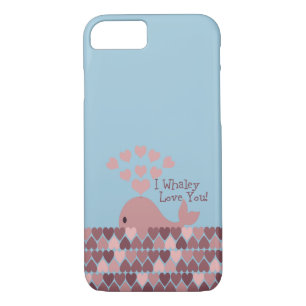 Cute I whaley Love You! design iPhone 8/7 Case