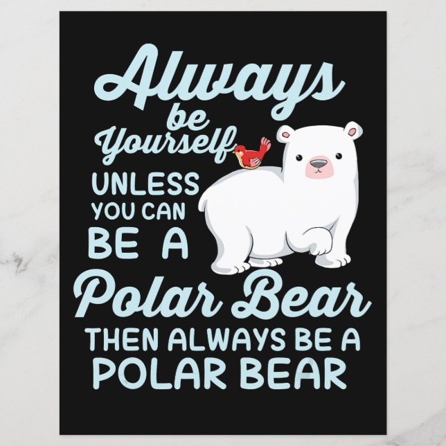Cute Ice Bear A Polar Bear Lover (Front)