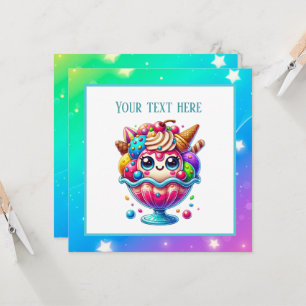Cute ice cream any purpose party invitation