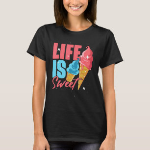 Cute Ice Cream Cone Inspirational Message for Sher T-Shirt