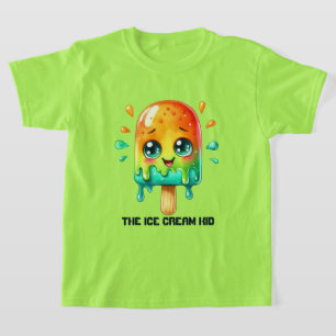 Cute ice cream kid customisable T-Shirt