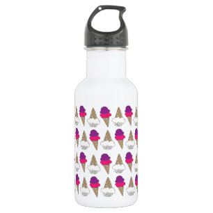 Cute Ice Cream Pattern 532 Ml Water Bottle