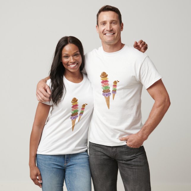 Cute Ice Cream T-Shirt (Unisex)