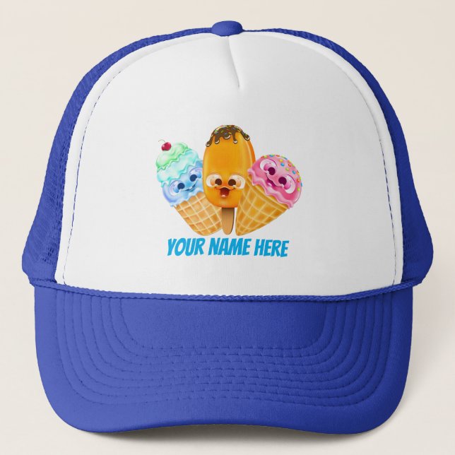 Cute ice cream vendors hat (Front)