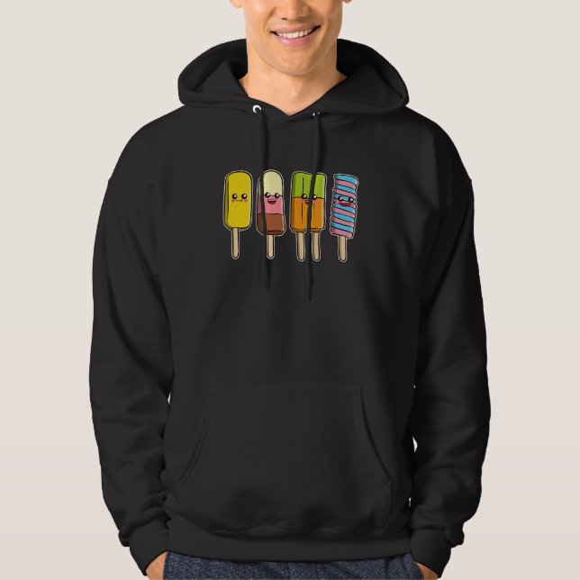 Cute Ice Drop Ice Cream Squad Hoodie (Front)