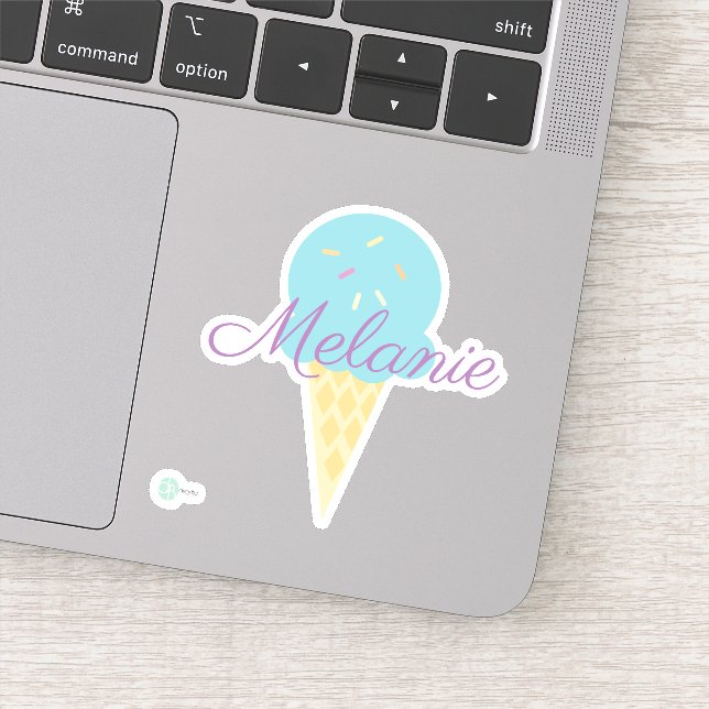 Cute Icecream Cone with Sprinkles  (Detail)