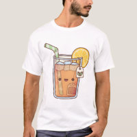 Cute Iced Lemon Tea Drink