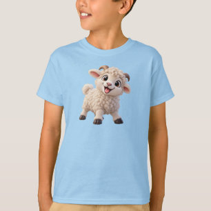 Cute Icelandic Sheep – Fluffy Nordic Lamb T-Shirt