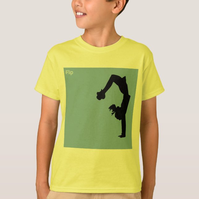 Cute iFlip Gymnastics Shirt (Front)