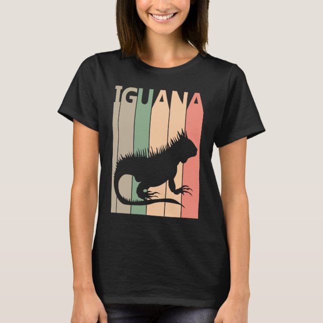 Cute Iguana Animal T-Shirt (Front)