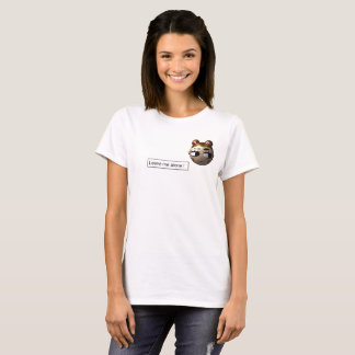 Cute Illustrated Character T-Shirt - Leave Me Alon