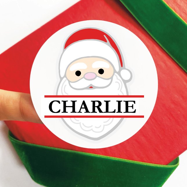 Cute Illustrated Santa Claus Christmas Sticker  (Creator Uploaded)