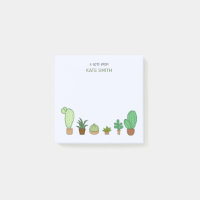 Cute Illustrated Succulents and Cactus