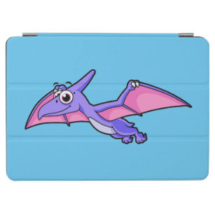 Cute Illustration Of A Flying Pterodactyl. iPad Air Cover