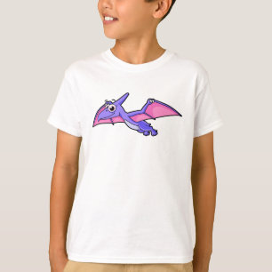 Cute Illustration Of A Flying Pterodactyl. T-Shirt