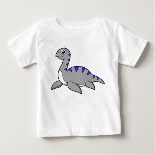 Cute Illustration Of A Loch Ness Monster. Baby T-Shirt