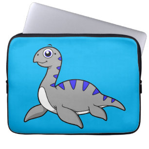 Cute Illustration Of A Loch Ness Monster. Laptop Sleeve