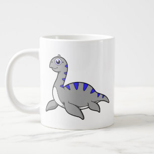 Cute Illustration Of A Loch Ness Monster. Large Coffee Mug