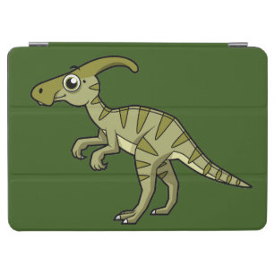 Cute Illustration Of A Parasaurolophus Dinosaur. 3 iPad Air Cover