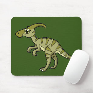 Cute Illustration Of A Parasaurolophus Dinosaur. 3 Mouse Mat