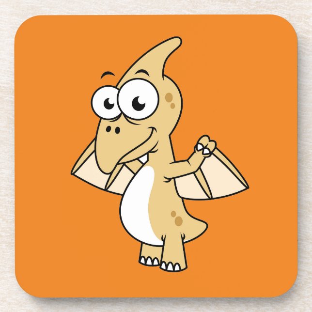 Cute Illustration Of A Pterodactyl. 2 Coaster (Front)