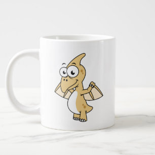 Cute Illustration Of A Pterodactyl. 2 Large Coffee Mug