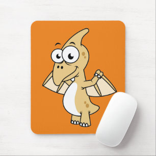 Cute Illustration Of A Pterodactyl. 2 Mouse Mat