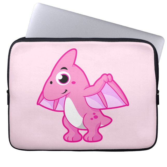 Cute Illustration Of A Pterodactyl. Laptop Sleeve (Front)