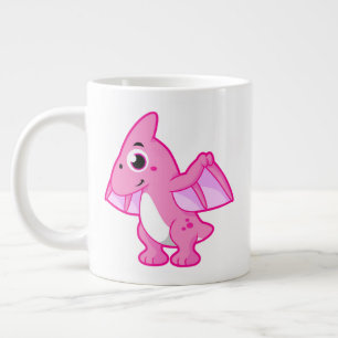 Cute Illustration Of A Pterodactyl. Large Coffee Mug