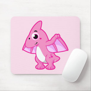 Cute Illustration Of A Pterodactyl. Mouse Mat