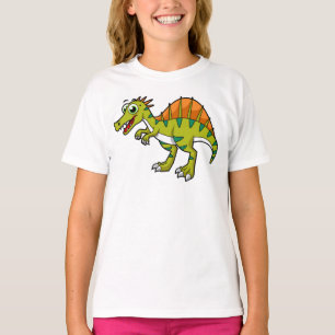 Cute Illustration Of A Smiling Spinosaurus. T-Shirt