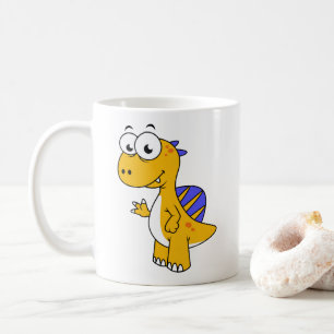 Cute Illustration Of A Spinosaurus. 2 Coffee Mug