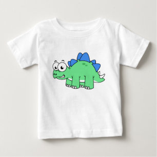 Cute Illustration Of A Stegosaurus. 2 Baby T-Shirt