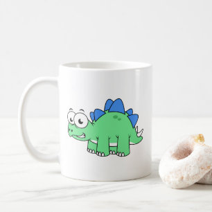 Cute Illustration Of A Stegosaurus. 2 Coffee Mug