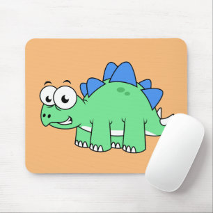 Cute Illustration Of A Stegosaurus. 2 Mouse Mat