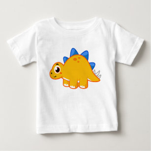 Cute Illustration Of A Stegosaurus. Baby T-Shirt
