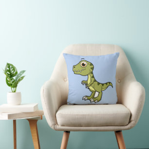 Cute Illustration Of A Tyrannosaurus Rex. Cushion