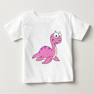 Cute Illustration Of The Loch Ness Monster. Baby T-Shirt