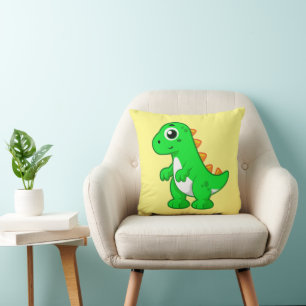 Cute Illustration Of Tyrannosaurus Rex. Cushion