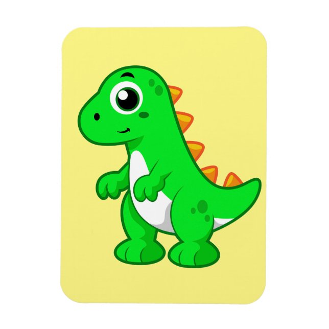 Cute Illustration Of Tyrannosaurus Rex. Magnet (Vertical)