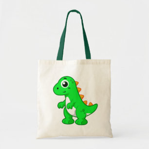 Cute Illustration Of Tyrannosaurus Rex. Tote Bag