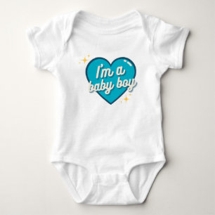 Cute I'm A Baby Boy Surprise Gender Baby Bodysuit