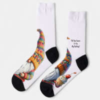 Cute I'm An Old Gnome Birthday and Funny Quote