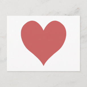 Cute Indian Red Heart Postcard