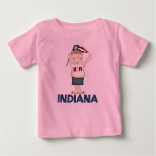 Cute Indiana USA Kids T-shirt