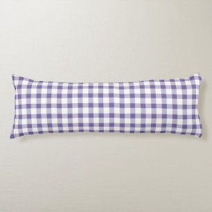 Cute Indigo Gingham Pattern Body Cushion