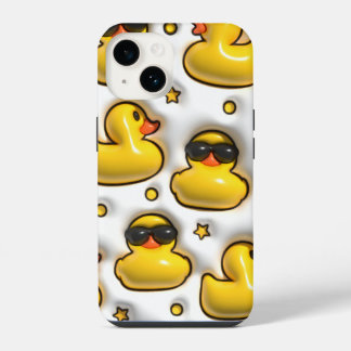 Cute Inflate bubble rubber duck tumbler iPhone 14 Case