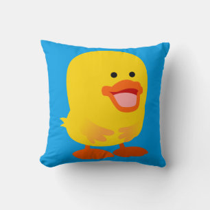 Cute Innocent Cartoon Duckling Cushion