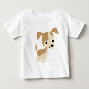 Cute Inquisitive Cartoon Dog Baby T-shirt